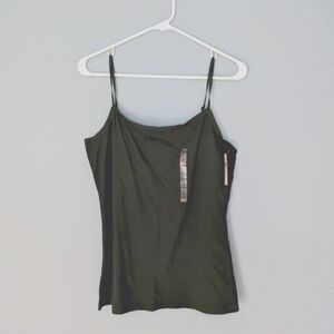 Ann Taylor Dark Green Camisole M NWT
